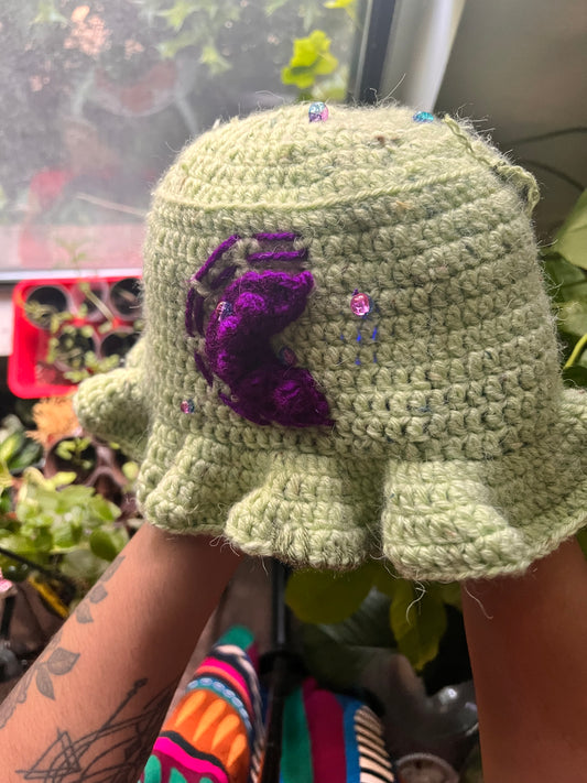 Moon & Sun Soft Green Bucket Hat (ONLY ONE)