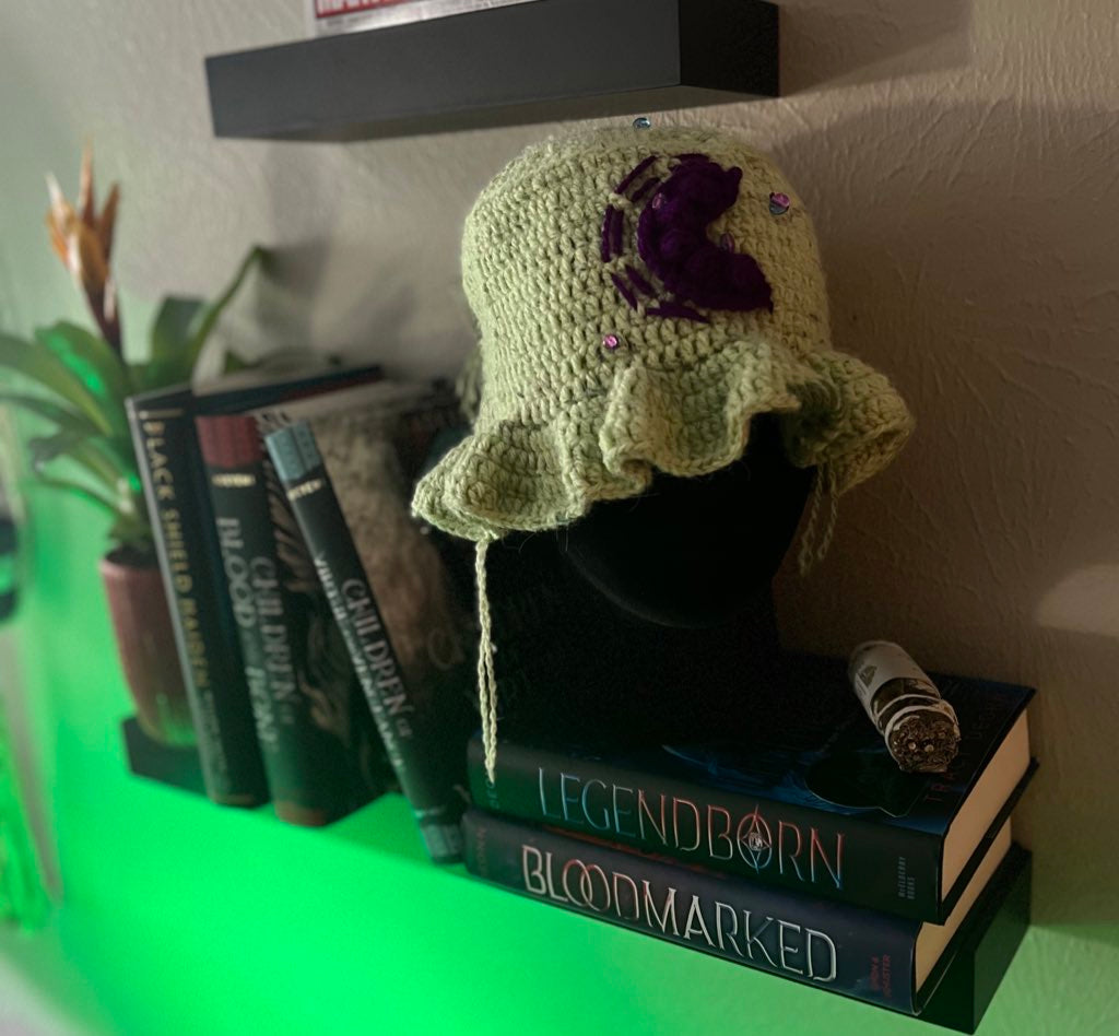 Moon & Sun Soft Green Bucket Hat (ONLY ONE)