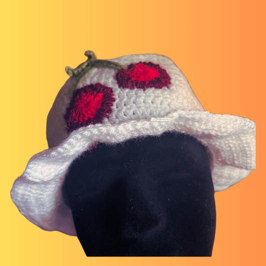 Cherry Bucket Hat | SALE | TIGHT FIT ONLY