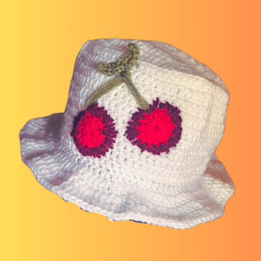 Cherry Bucket Hat | SALE | TIGHT FIT ONLY