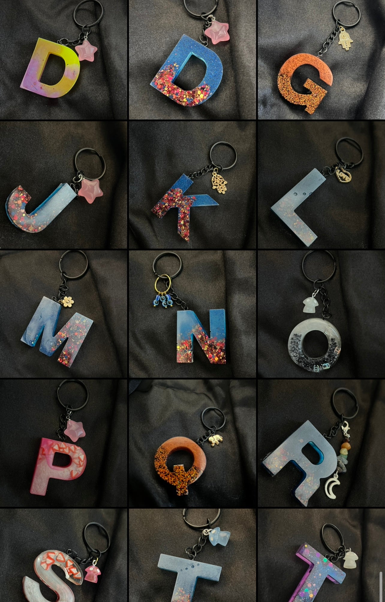 Alphabet Keychains