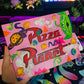 PIZZA PLANET | 7IN X 9.5 IN CANVAS | Acrylic Painting