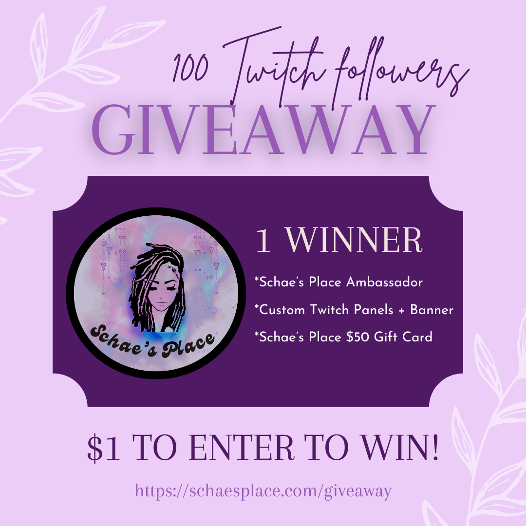 100 TWITCH FOLLOWER GIVEAWAY!!!!