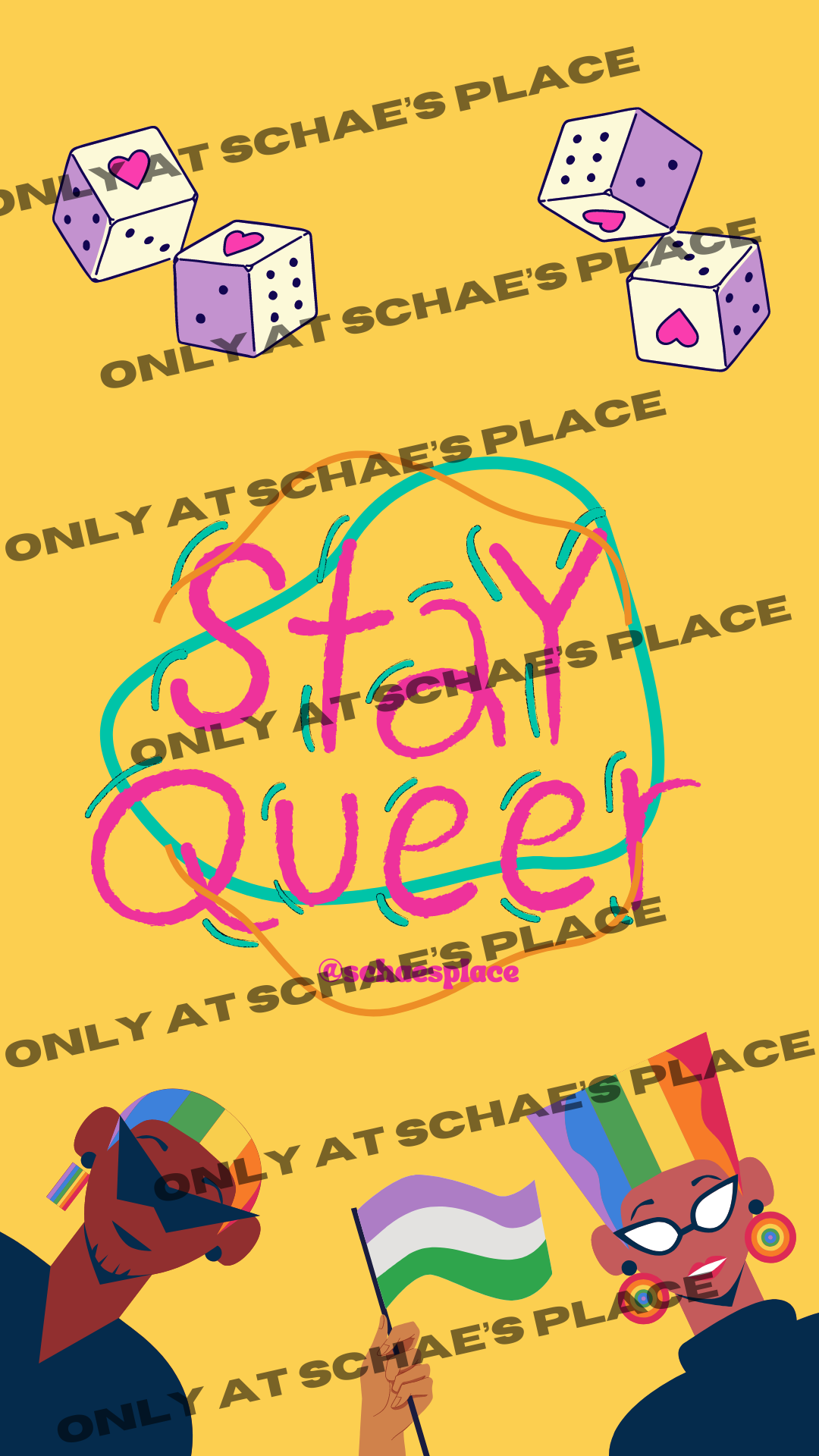 LGBTQ+ (Phone Wallpaper)