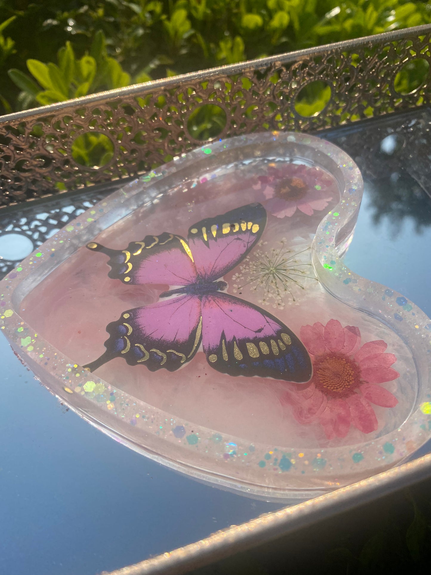 Butterfly Heart Tray