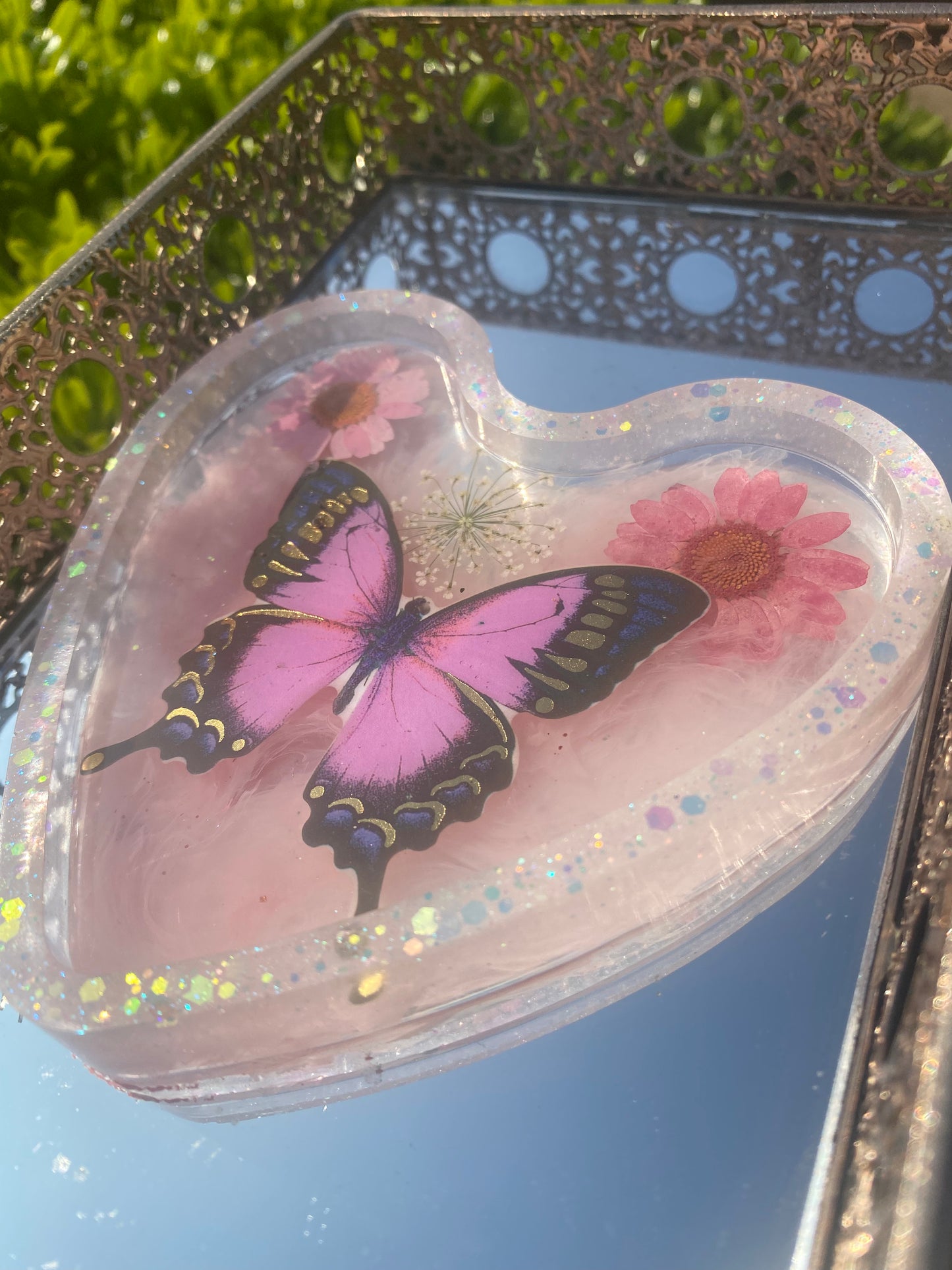 Butterfly Heart Tray