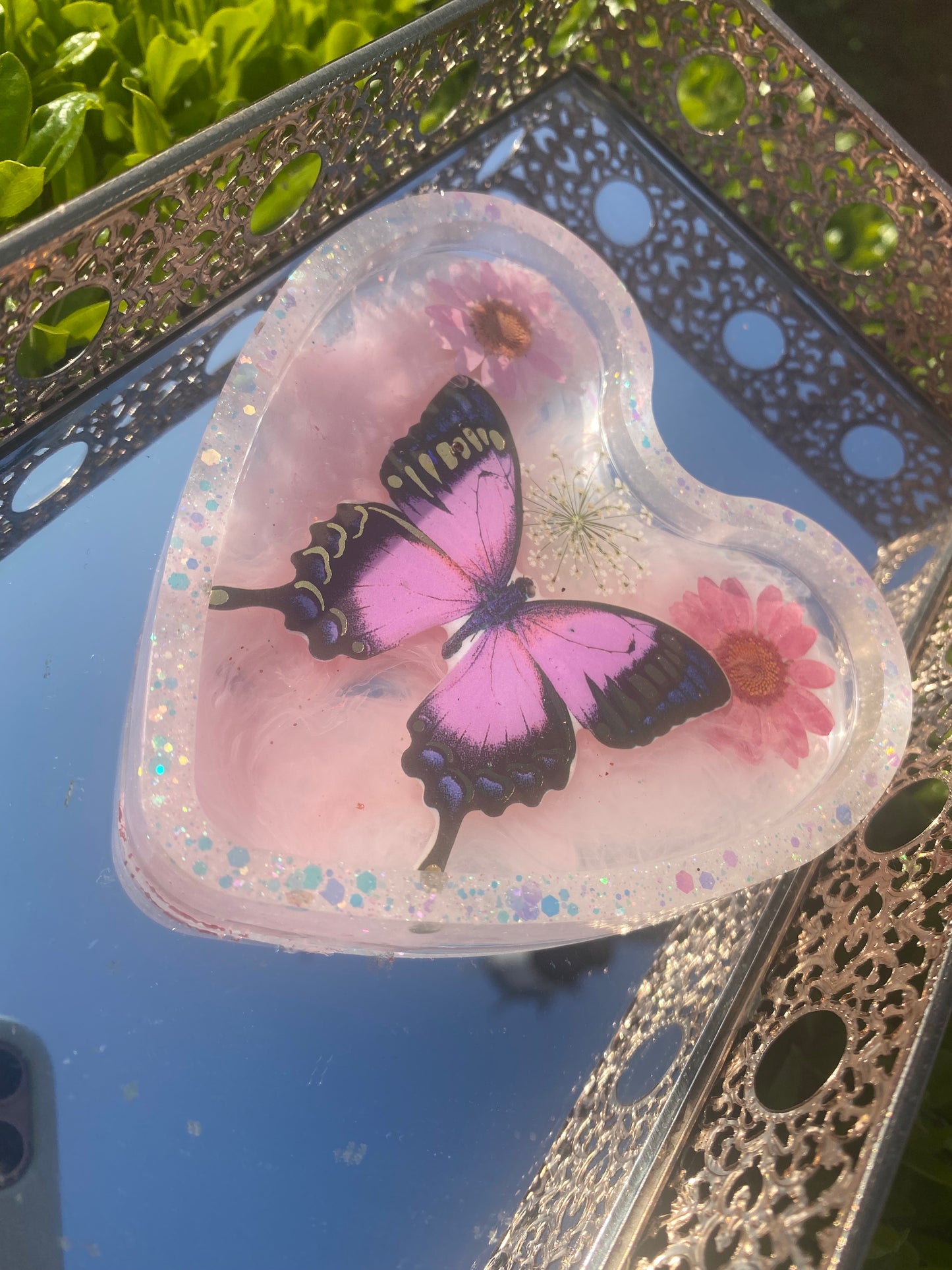 Butterfly Heart Tray